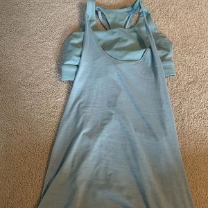 Light blue green lulu lemon tank